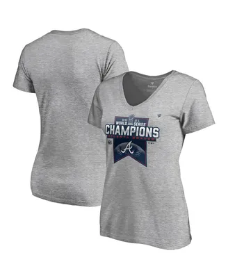 2021 Atlanta Braves World Series Champions Women M T-Shirt Signature Roster  MLB