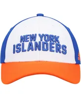 Men's White New York Islanders Locker Room Adjustable Hat