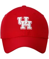 Men's Red Houston Cougars Primary Logo Staple Adjustable Hat