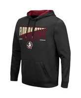 Men's Black Florida State Seminoles Slash Stack 2.0 Pullover Hoodie