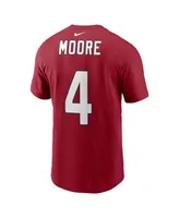 Men's Rondale Moore Cardinal Arizona Cardinals 2021 Nfl Draft Pick Player Name and Number T-shirt