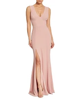 Dress the Population Sandra V-Neck Gown