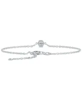 Portfolio by De Beers Forevermark Diamond Honeycomb Solitaire Chain Bracelet (1/5 ct. t.w.) 14k White or Yellow Gold
