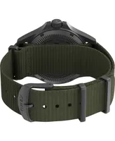 Timex Men's Solar Green Fabric Strap Watch 41 mm