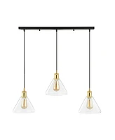 Kiawah Island 3-Light Contemporary Modern Led Pendant