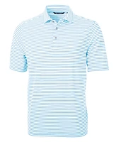 Cutter & Buck Big & Tall Virtue Eco Pique Stripe Recycled Polo Shirt