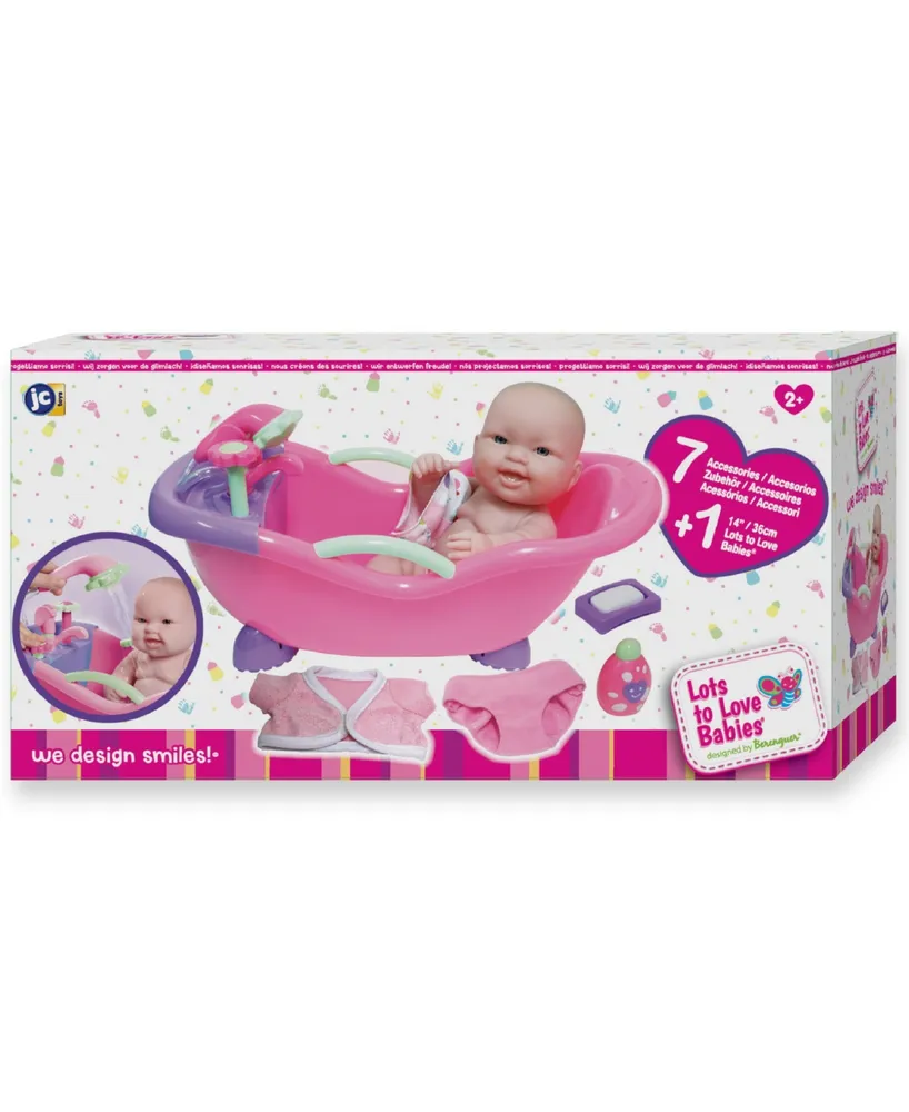 Lots to Love Babies 14" Baby Doll -Bath Shower Gift Set