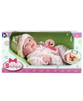 Mini La Newborn 9.5" Real Girl Baby Doll Pink Outfit - Girl