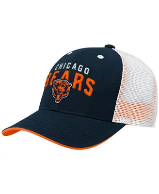 Big Boys Navy Chicago Bears Core Lockup Snapback Hat