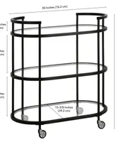 Leif Bar Cart, 30" x 17"