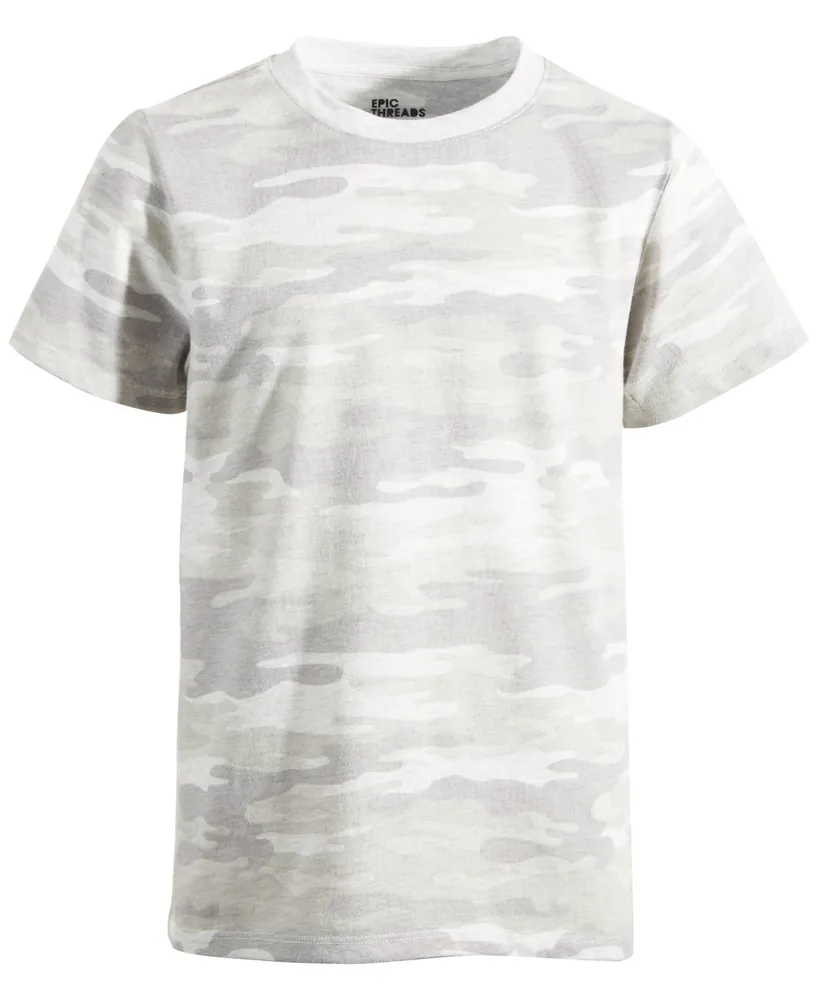 Epic Threads Little Boys Camo-Print T-Shirt, Created for Macy's