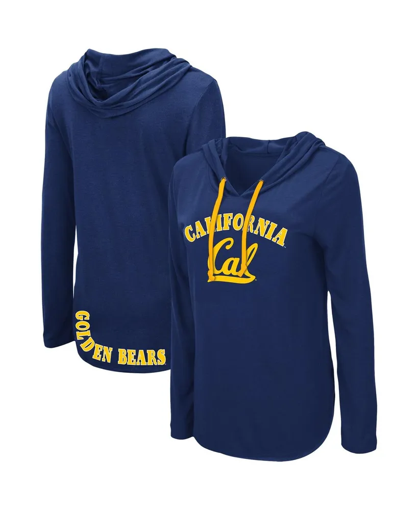 Women's Navy Cal Bears My Lover Hoodie Long Sleeve T-shirt