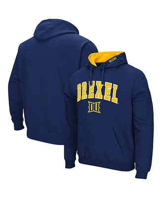 Men's Drexel Dragons Arch and Logo Pullover Hoodie