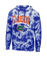 Men's Royal Florida Gators Fanatic Tie-Dye Pullover Hoodie