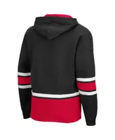 Men's Black Miami University Redhawks Lace Up 3.0 Pullover Hoodie