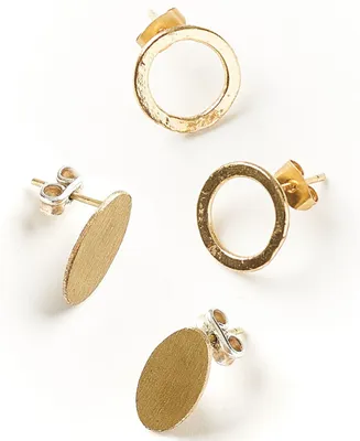Women's Diya Stud Earrings Set