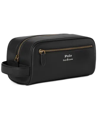Polo Ralph Lauren Men's Leather Travel Case, Created for Macy's