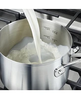 KitchenAid Stainless Steel 2 Quart Induction Sauce Pan with Measuring Marks and Lid