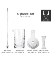 Viski Barware Tool Set, 4 Piece