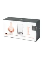 Viski Copper Barware Gift Set, 4 Piece