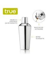 True Brands Retro Cocktail Shaker, 24 Oz
