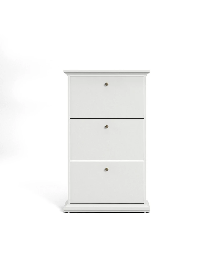 Tvilum Sonoma 3 Drawer Shoe Cabinet