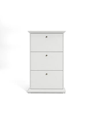 Tvilum Sonoma 3 Drawer Shoe Cabinet