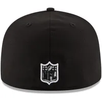 New Era Men's Black Kansas City Chiefs B-Dub 59FIFTY Fitted Hat