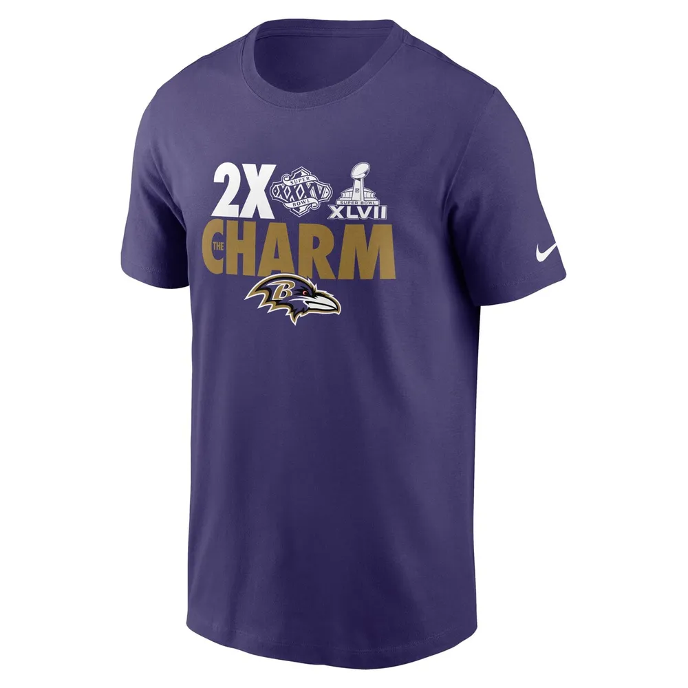 Nike Men's Baltimore Ravens Hometown Collection 2x Super Bowl Champions T-Shirt