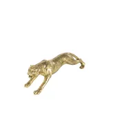 Glam Leopard Sculpture, 8" x 34" - Gold