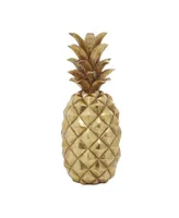 Traditional Decorative Pineapple, 18" x 7" - Gold