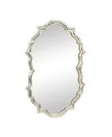 Contemporary Wall Mirror, 36" x 25" - Gold