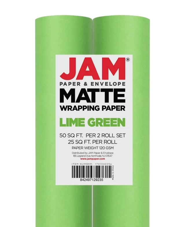 Jam Paper Navy Blue Matte Gift Wrapping Paper -277013523g - 3 per Pack