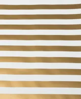 Jam Paper Gift Wrap 50 Square Feet Striped Wrapping Paper Rolls, Pack of 2 - Gold