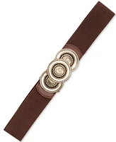 I.n.c. International Concepts Round-Buckle Stretch Belt, Created for Macy's