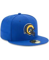 Men's Royal Los Angeles Rams Classic Logo Omaha 59FIFTY Fitted Hat