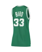 Women's Larry Bird Kelly Green Boston Celtics 1985-86 Hardwood Classics Swingman Jersey