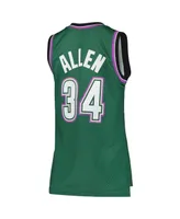 Women's Ray Allen Green Milwaukee Bucks 1996-97 Hardwood Classics Swingman Jersey