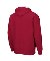 Men's Crimson Alabama Tide Big and Tall Full-Zip Hoodie