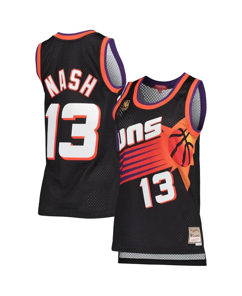 Women's Steve Nash Black Phoenix Suns Hardwood Classics Swingman Jersey