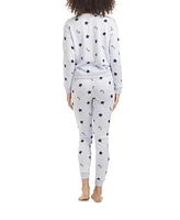 Tommy Hilfiger Women's Hacci Printed Pajama Set