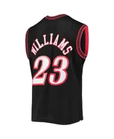 Men's Lou Williams Black Philadelphia 76ers 2005-06 Hardwood Classics Swingman Jersey