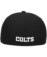 Men's Black Indianapolis Colts Logo Omaha 59FIFTY Fitted Hat