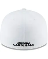 Men's White Arizona Cardinals Omaha Low Profile 59FIFTY Fitted Hat