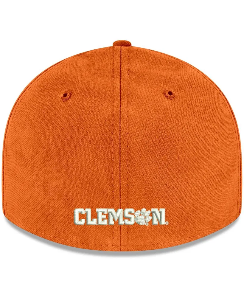 Men's Orange and Purple Clemson Tigers Basic Low Profile 59FIFTY Fitted Hat