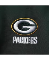 Men's Green, Black Green Bay Packers Alpha Full-Zip Jacket