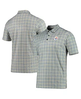 Men's Gray, Black Pittsburgh Steelers Deliver Button-Down Polo Shirt