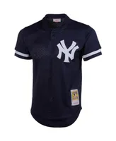 Men's Don Mattingly Navy New York Yankees 1995 Authentic Cooperstown Collection Mesh Batting Practice Jersey