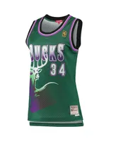 Women's Ray Allen Green Milwaukee Bucks 1996-97 Hardwood Classics Swingman Jersey