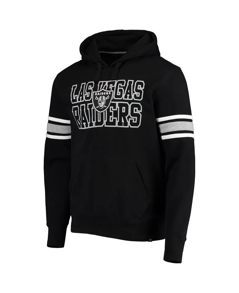 Men's Black Las Vegas Raiders Double Block Pullover Hoodie